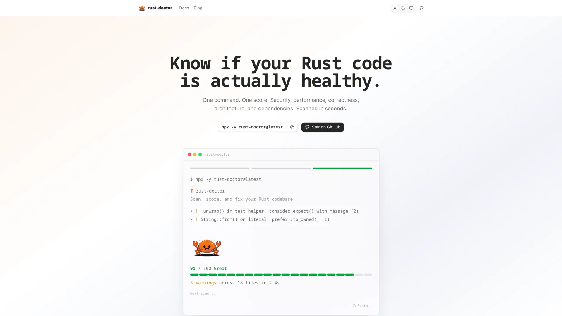 Rust Doctor