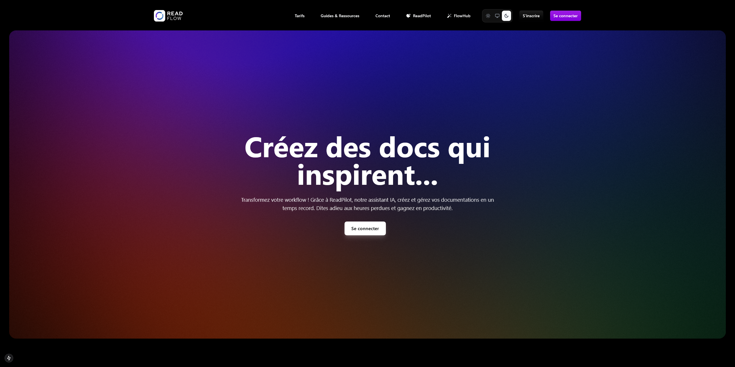 Capture d'écran de Readflow